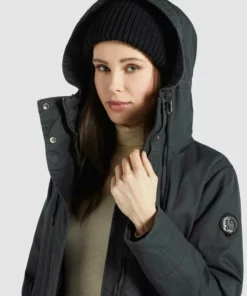 Khujo MANTEL XENIA - Abrigo De Invierno - Dunkelgrau, Mujer -Tienda de ventas KHUJO 0068153670bc48f6a27401c38b073b61