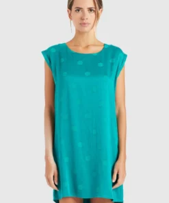 Khujo MARGARITA - Vestido Informal - Türkis, Mujer