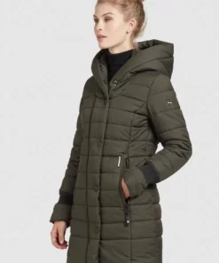 Khujo CONSTANZE STRUCTURED - Abrigo De Invierno - Dunkeloliv, Mujer -Tienda de ventas KHUJO 00f22adead234e34907dcf801fdd6698
