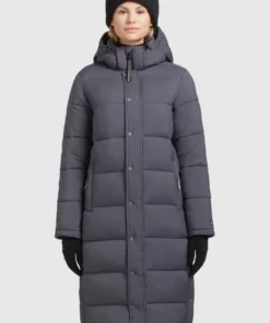 Khujo CORINNA MATT - Abrigo De Invierno - Grau, Mujer