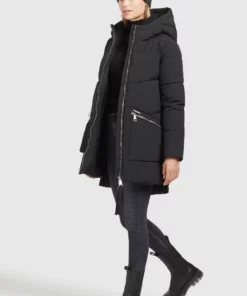 Khujo BINE - Abrigo De Invierno - Schwarz, Mujer -Tienda de ventas KHUJO 01779ad920f9428698f8c227e55f317d