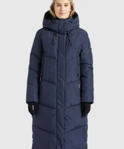 Khujo SONJE - Abrigo De Invierno - Dunkelblau, Mujer