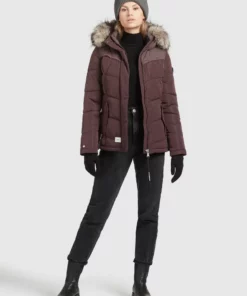 Khujo WINSEN - Chaqueta De Invierno - Weinrot, Mujer -Tienda de ventas KHUJO 024acab3b0eb47e79b647db081f44df5