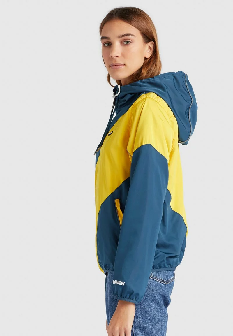 Khujo AKAMU - Chaqueta Fina - Denim Blue/yellow, Mujer 4 Khujo AKAMU - Chaqueta Fina - Denim Blue/yellow, Mujer - Imagen 4