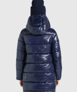 Khujo WENCKE SHINY - Abrigo De Invierno - Dunkelblau Glänzend, Mujer -Tienda de ventas KHUJO 03baaf17473d4841a4105647cdefde63