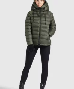 Khujo SANTA SHINE - Chaqueta De Invierno - Dunkeloliv, Mujer