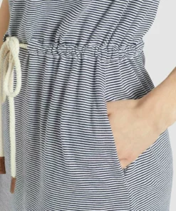 Khujo ANNEMARIE - Vestido Ligero - Weiß-blau Gestreift, Mujer -Tienda de ventas KHUJO 040560f8430e4545950d155ec4f95055