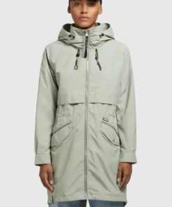Khujo ARIANA - Parka - Blassgrün, Mujer