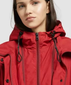Khujo FELINA - Impermeable - Rot, Mujer -Tienda de ventas KHUJO 04c948082e2b4fdd8b34447d1f2e7648