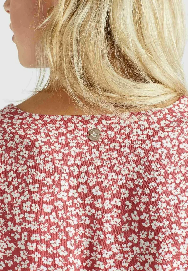 Khujo RINALDA - Blusa - Rot Weiß Geblümt, Mujer 8 Khujo RINALDA - Blusa - Rot Weiß Geblümt, Mujer - Imagen 8