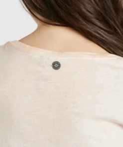 Khujo PERGOLA - Camiseta Básica - Apricot, Mujer -Tienda de ventas KHUJO 06863ec99e3646ac948b48c8331533fe