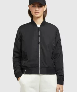 Khujo STENCE - Chaquetas Bomber - Schwarz, Mujer