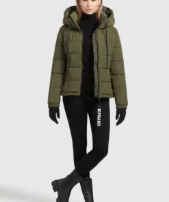 Khujo LILENA - Chaqueta De Invierno - Dunkeloliv, Mujer -Tienda de ventas KHUJO 06c2bd5d16d544b4a4591f75510a2d51