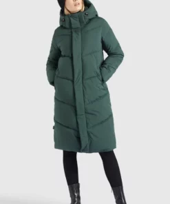 Khujo TORINO - Abrigo De Invierno - Dunkelgrün, Mujer