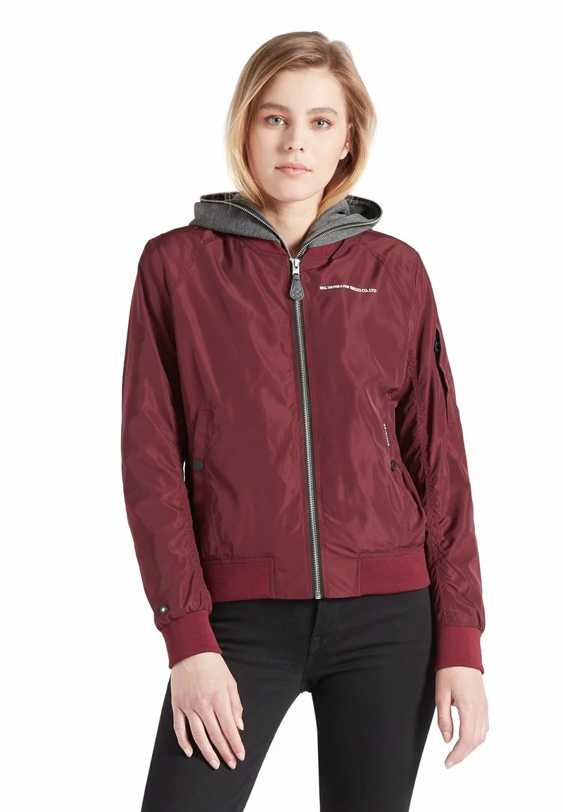 Khujo LARIFA - Chaquetas Bomber - Lila, Mujer 1 Khujo LARIFA - Chaquetas Bomber - Lila, Mujer
