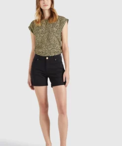 Khujo RIVEN - Shorts Vaqueros - Schwarz, Mujer -Tienda de ventas KHUJO 081522abead843e9848a8f11d10eba2e