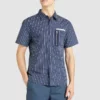 Khujo SKELTON - Camisa - Blue, Hombre