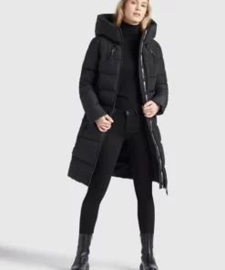 Khujo JILIAS - Abrigo De Invierno - Schwarz, Mujer -Tienda de ventas KHUJO 08f7c7458c114ef6bd18c18c592215e9