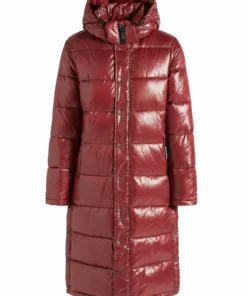 Khujo CORINNA - Abrigo De Invierno - Weinrot Glänzend, Mujer -Tienda de ventas KHUJO 09f85387b8f649a590782fc155024a9a