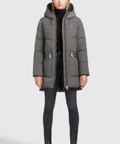 Khujo BINE - Abrigo De Invierno - Graugrün, Mujer -Tienda de ventas KHUJO 0aa85f3f5e1844bb8e3d09f7457f86be