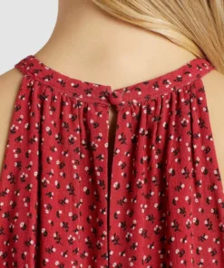 Khujo KELSA - Vestido Informal - Rot Geblümt, Mujer -Tienda de ventas KHUJO 0ba0131ff95a4a7d888c5125edd8e8a9