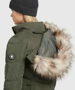 Khujo LUBECK LONG5 - Abrigo De Invierno - Dunkeloliv, Mujer -Tienda de ventas KHUJO 0c5b6eb071934efab56d35986ffb0585