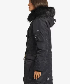 Khujo LORENE - Abrigo De Invierno - Black, Mujer -Tienda de ventas KHUJO 0cce0c9f256c41fab06abeecf0a22ce5