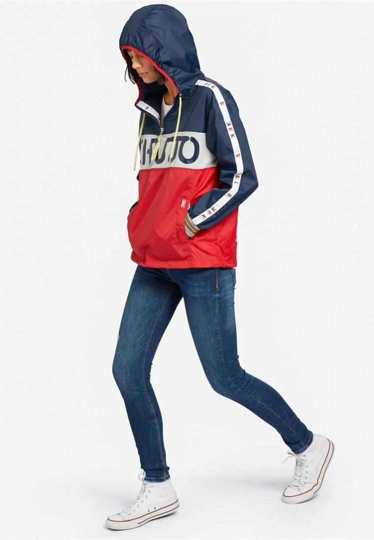 Khujo ELIANA - Cortaviento - Blue/white/red, Mujer 5 Khujo ELIANA - Cortaviento - Blue/white/red, Mujer - Imagen 5