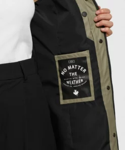 Khujo GLENNA - Impermeable - Graugrün, Mujer -Tienda de ventas KHUJO 0e0b222ff25f4659b7295fdd04855c8d