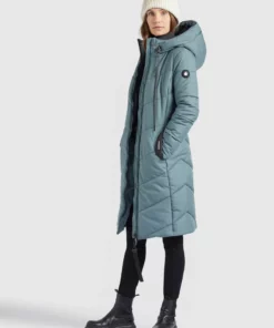 Khujo ARIBAY - Abrigo De Invierno - Blaugrau, Mujer -Tienda de ventas KHUJO 0ee12b88b1a44c03824aa3a215b4e119