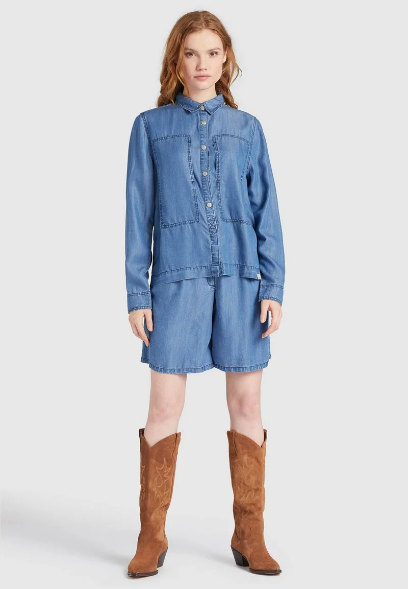 Khujo ESAIA - Camisa - Denim Blue, Mujer 6 Khujo ESAIA - Camisa - Denim Blue, Mujer - Imagen 6