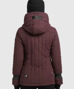 Khujo TWEETY PRIME5 PEACHED - Chaqueta De Entretiempo - Weinrot, Mujer -Tienda de ventas KHUJO 103feffc50084b5480eb7cd09c9cb1fd