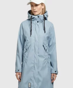 Khujo HALFA - Parka - Hellblau, Mujer