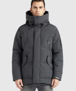 Khujo GORD - Abrigo De Invierno - Dunkelgrau, Hombre