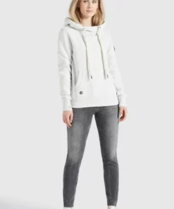 Khujo FANCI - Jersey Con Capucha - Hellgrau Meliert, Mujer -Tienda de ventas KHUJO 11f8660b8d7940ff9c70656e073d6919