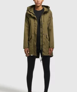 Khujo AIRA2 - Parka - Dunkeloliv, Mujer