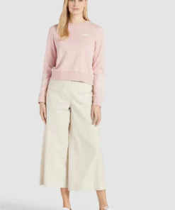 Khujo ANAKONI LEAVES EMBRO - Sudadera - Rosa, Mujer