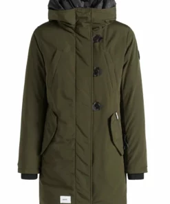 Khujo CLEAO - Abrigo De Invierno - Dunkeloliv, Mujer -Tienda de ventas KHUJO 12ff13551eb24d79a78e742cad1d4af8