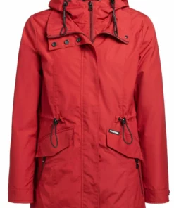 Khujo FELINA - Impermeable - Rot, Mujer -Tienda de ventas KHUJO 14106a8d87194175a86b567bafff73e2