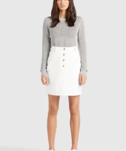 Khujo COSIMA - Jersey De Punto - Light Grey, Mujer -Tienda de ventas KHUJO 148c8948989849fcb6c6104aa5b2e0b8