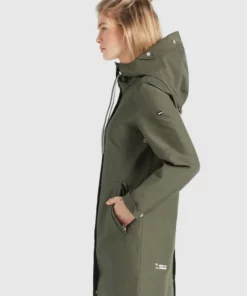 Khujo SOUS - Abrigo Corto - Oliv, Mujer -Tienda de ventas KHUJO 15f48e5f962440cfa90892e43c30c3fc
