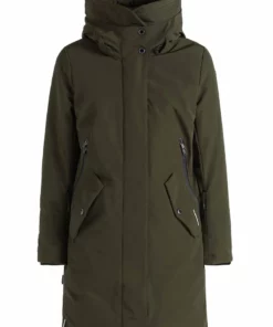 Khujo CHARLYN2 - Abrigo De Invierno - Dunkeloliv Polyester, Mujer -Tienda de ventas KHUJO 17d5d344fe654cbf9cadde98786bae5b