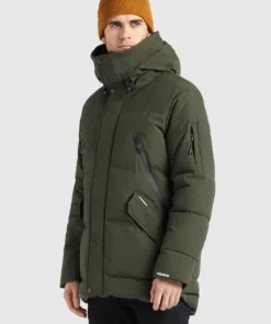 Khujo GORD - Abrigo De Invierno - Dunkelgrün, Hombre -Tienda de ventas KHUJO 18ba774f9b8048cb8277db7bc19136a3