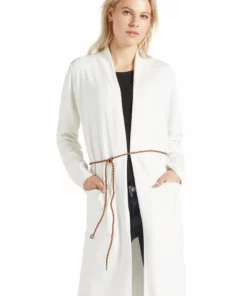 Khujo PERKY WITH BELT - Chaqueta De Punto - Beige, Mujer -Tienda de ventas KHUJO 18f42d49f3f94453947cccc9eafd7498