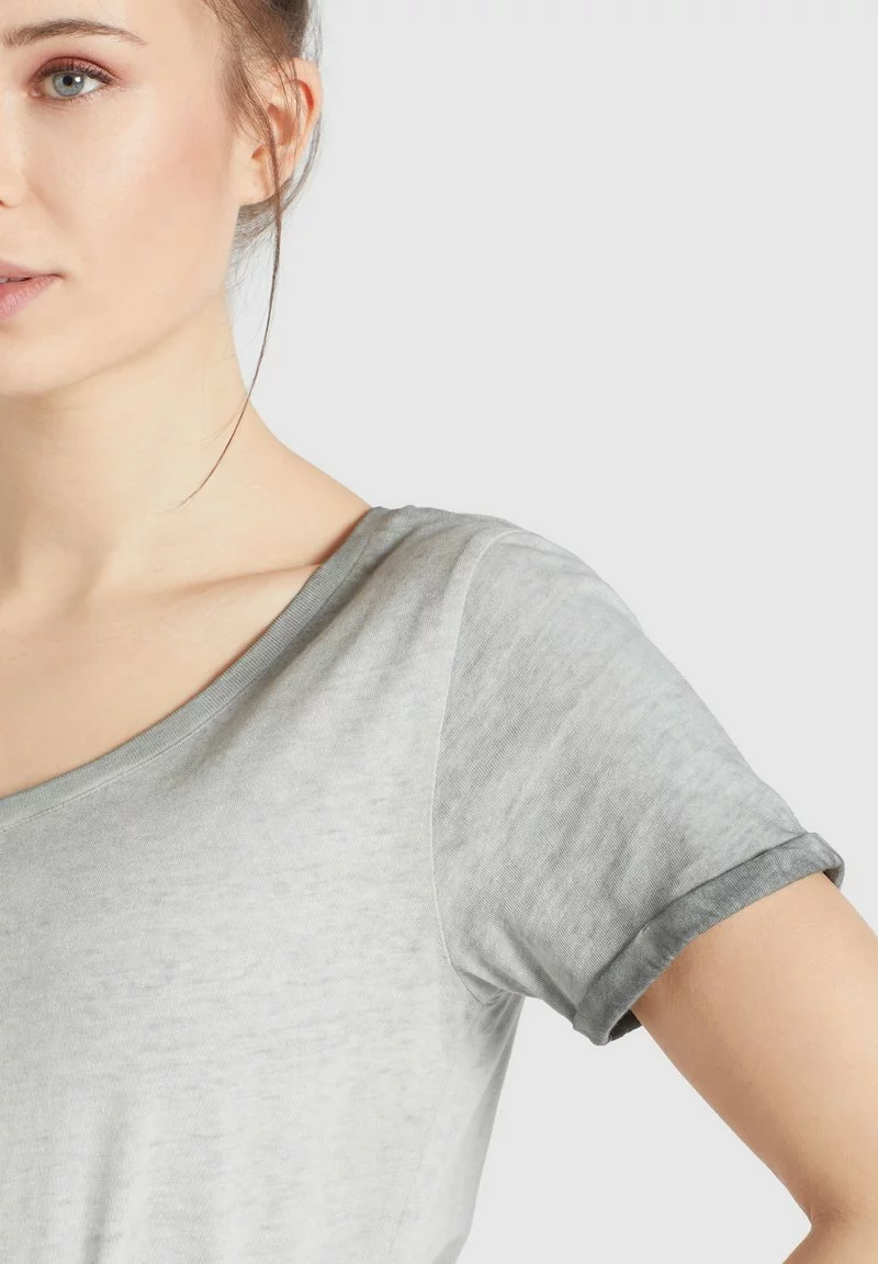 Khujo BARU - Camiseta Básica - Grau, Mujer 4 Khujo BARU - Camiseta Básica - Grau, Mujer - Imagen 4