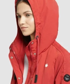 Khujo ZAHIRA3 - Chaqueta Fina - Rot, Mujer -Tienda de ventas KHUJO 199f241b0df74e72943f52e25f69c375