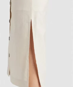 Khujo VARSHA - Falda Acampanada - Beige, Mujer -Tienda de ventas KHUJO 19f21505f28d4636969dd8009734d755