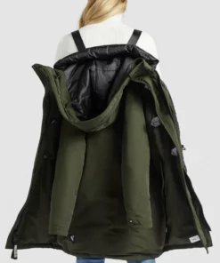 Khujo CLEAO - Abrigo De Invierno - Dunkeloliv, Mujer -Tienda de ventas KHUJO 1a4cee896c0143d4b23583d99a6e80e0