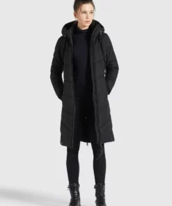 Khujo ARIBAY - Abrigo De Invierno - Schwarz, Mujer -Tienda de ventas KHUJO 1a63e28ea0b549f785313b79b831b3e1