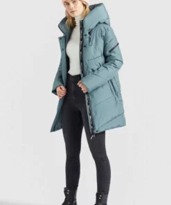Khujo JORDIS - Abrigo De Invierno - Blaugrau, Mujer -Tienda de ventas KHUJO 1b3ac5059d574ba4bb8410bd91a85fd8